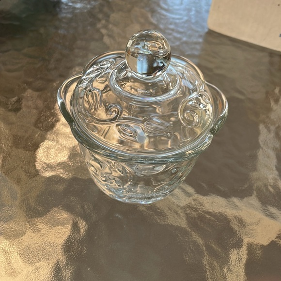 Princess House Vintage Crystal Sugar & Creamer. New. - Picture 3 of 4